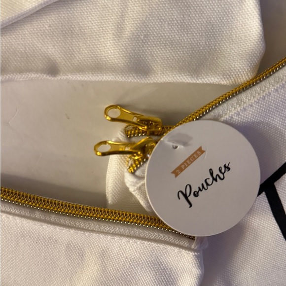 Pack of six team bride bags with gold zipper - Picture 3 of 5